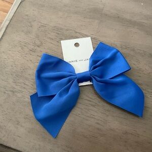 Janie and Jack royal  Blue Hair Bow